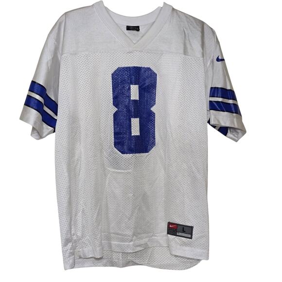 Vintage Nike Authentic Troy Aikman Cowboys Legend Jersey Youth Large 14-16 - Picture 1 of 7